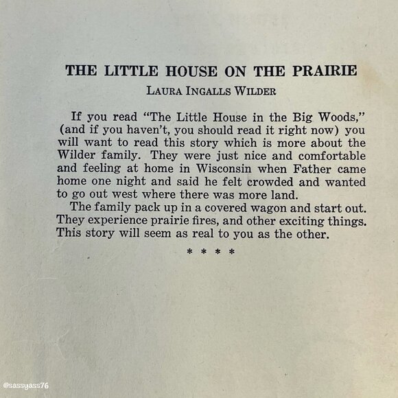 ▪️VTG/ANTIQUE▪️1935 Special Ed Hardcover Library 'LITTLE HOUSE ON THE PRAIRIE' - Picture 3 of 12